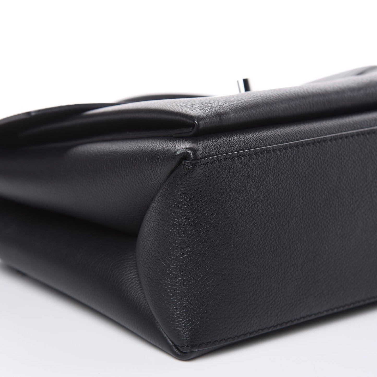 Soft Calfskin My Lockme Top Handle Black