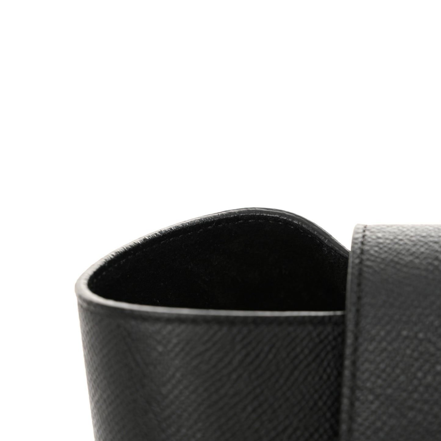 Grained Calfskin Mini Belt Bag Black