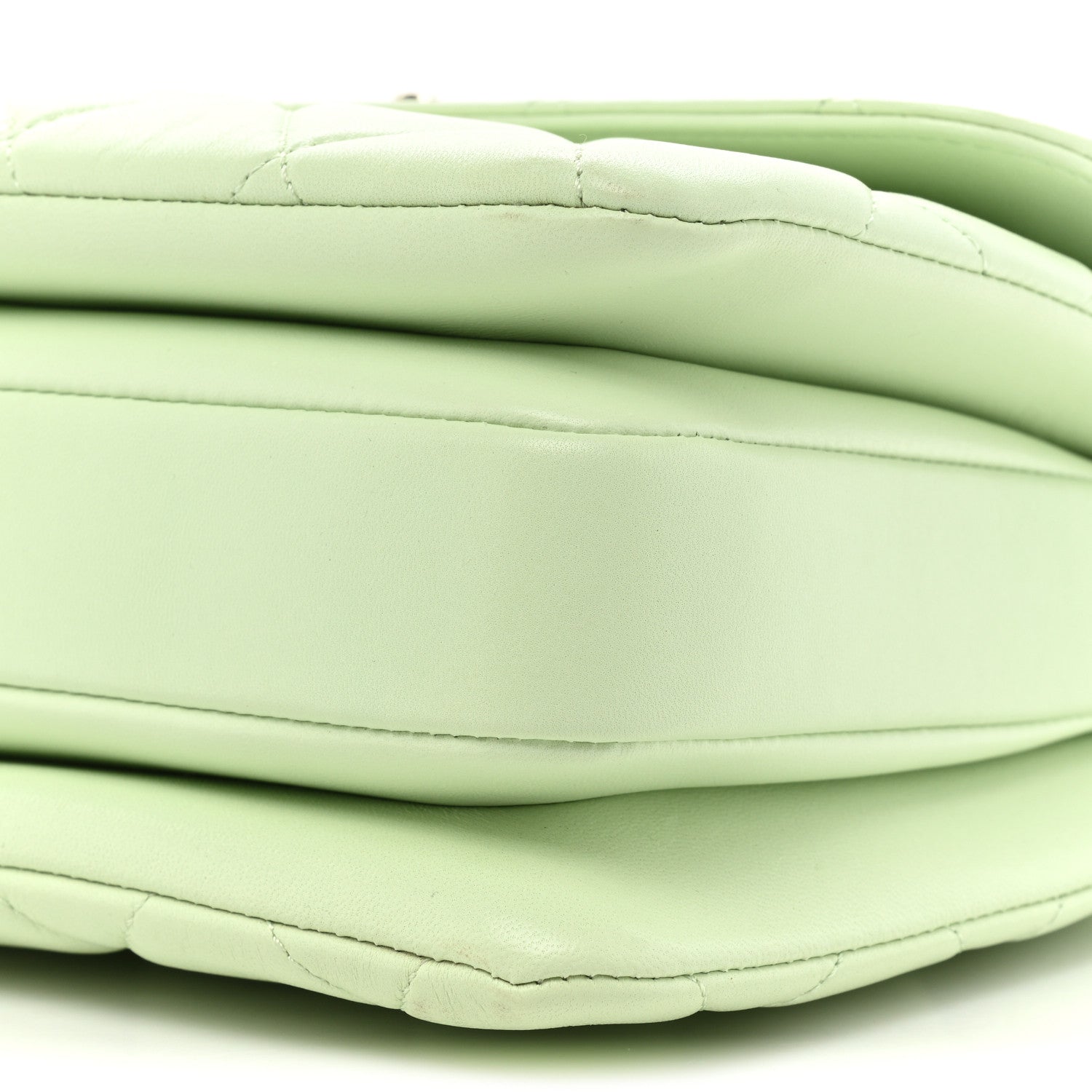 Chanel Lambskin Quilted Small Trendy CC Flap Dual Handle Bag Light Green 10 of 17