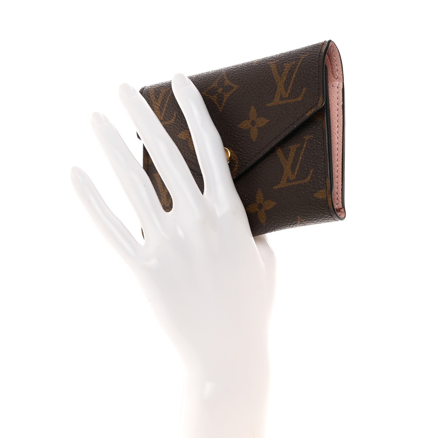 Louis Vuitton Monogram Victorine Wallet Rose Ballerine 2 of 9