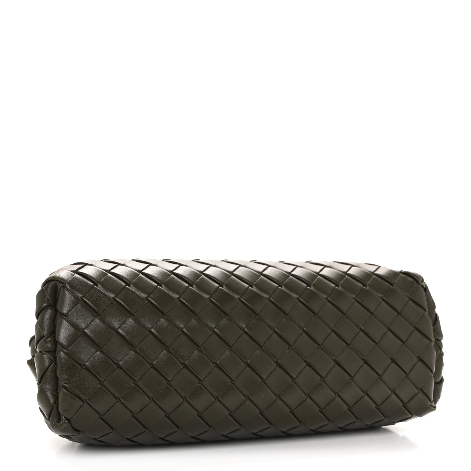Bottega Veneta Nappa Intrecciato Teen The Lauren 1980 Clutch With Chain Khaki 4 of 12