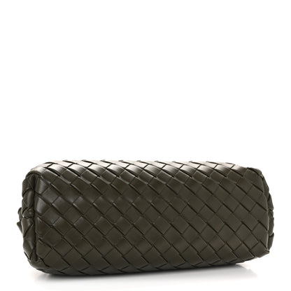 Bottega Veneta Nappa Intrecciato Teen The Lauren 1980 Clutch With Chain Khaki 4 of 12