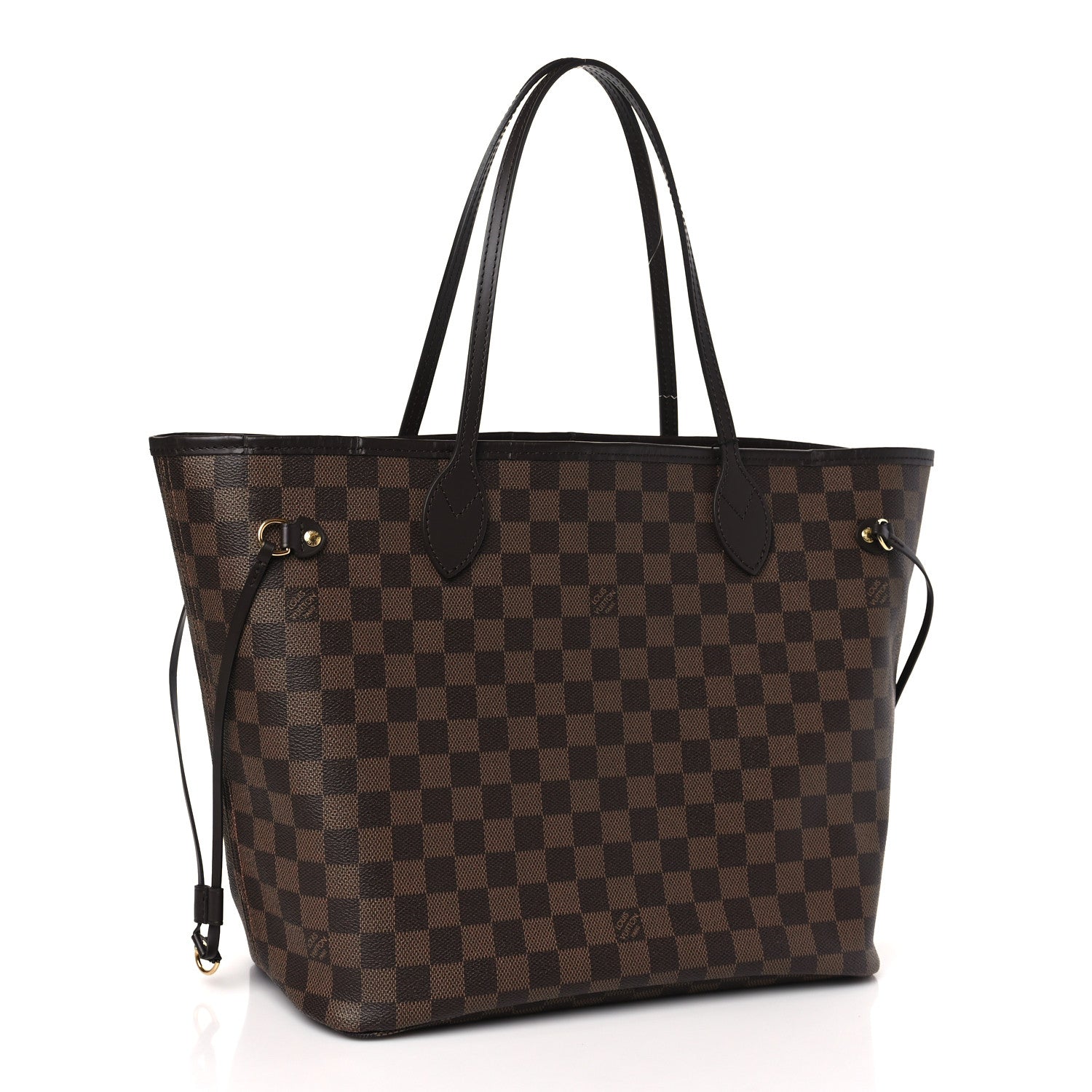 Louis Vuitton Damier Ebene Neo Neverfull MM Rose Ballerine 4 of 10