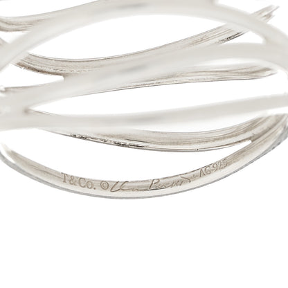 Tiffany Sterling Silver Elsa Peretti 5 Row Wave Ring 52 6 5 of 5