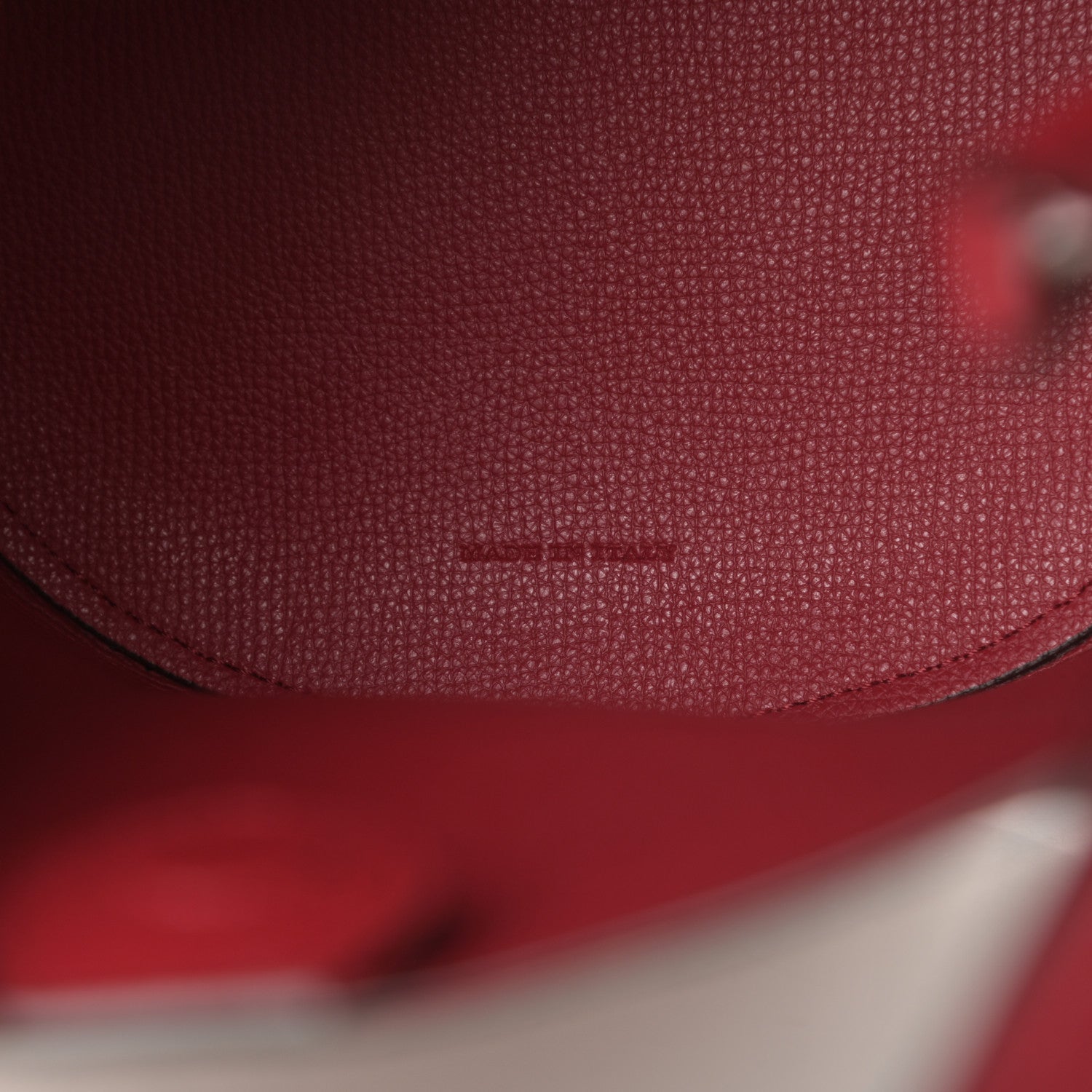 Burberry Haymarket Check Colours Small Lorne Bucket Crossbody Poppy Red 7 of 11