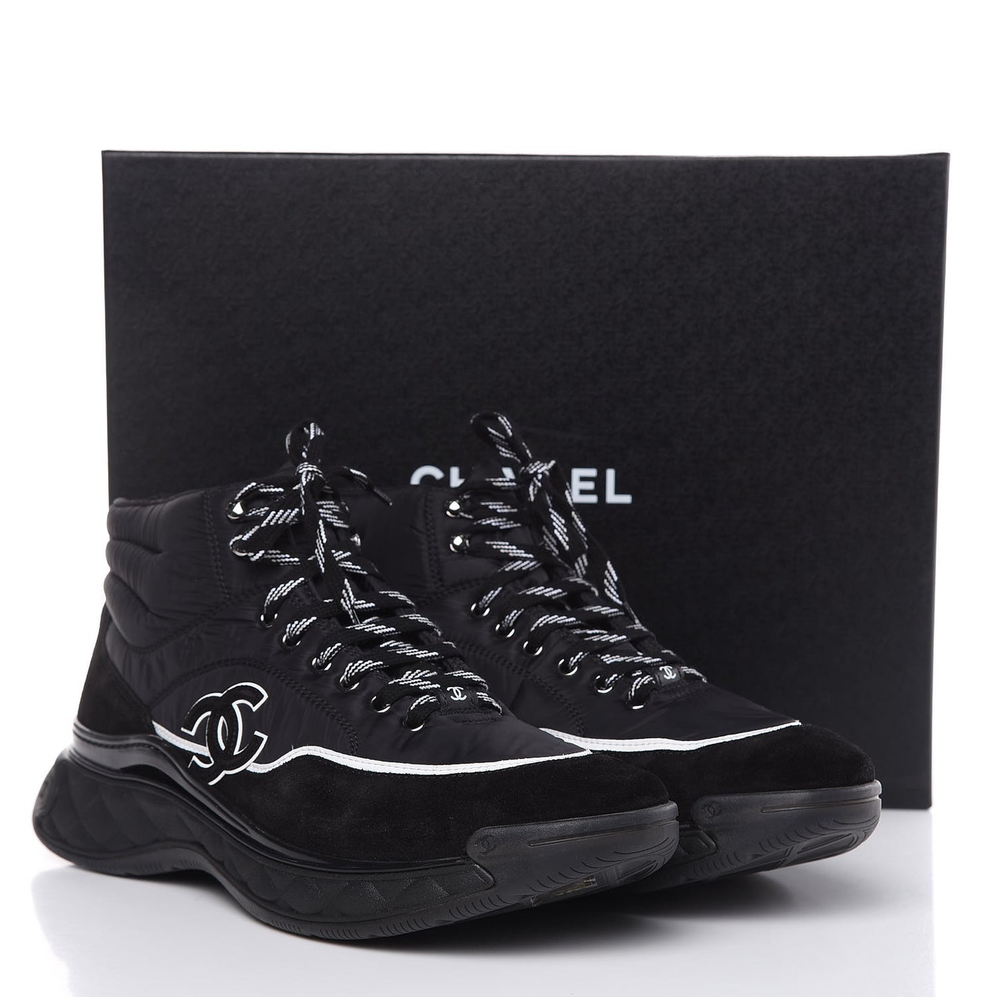 Fabric Suede Mens CC Sneakers 46 Black