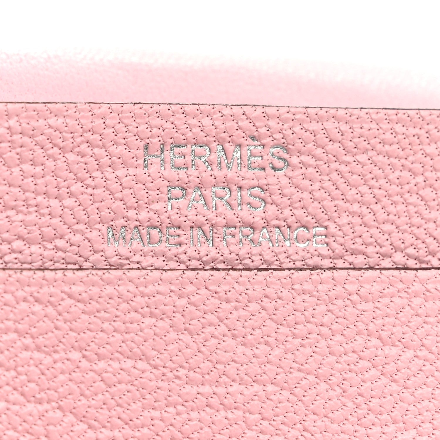 Hermes Chevre Mysore Bearn Card Holder Wallet Rose Sakura 6 of 8