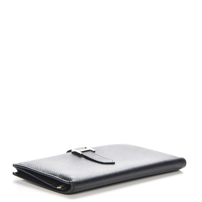 Hermes Epsom Bearn Gusset Wallet Black 4 of 8