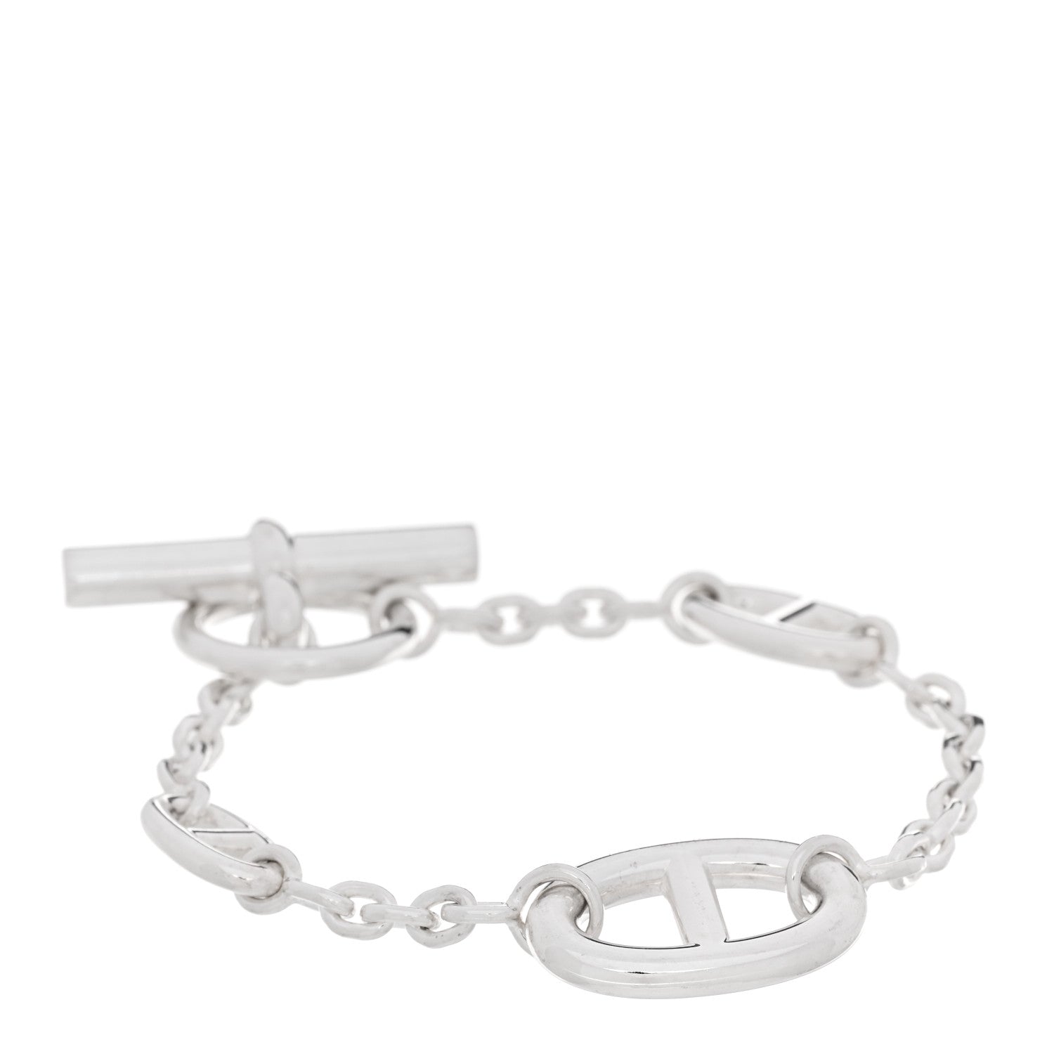 Hermes Sterling Silver Farandole Bracelet ST 1 of 4