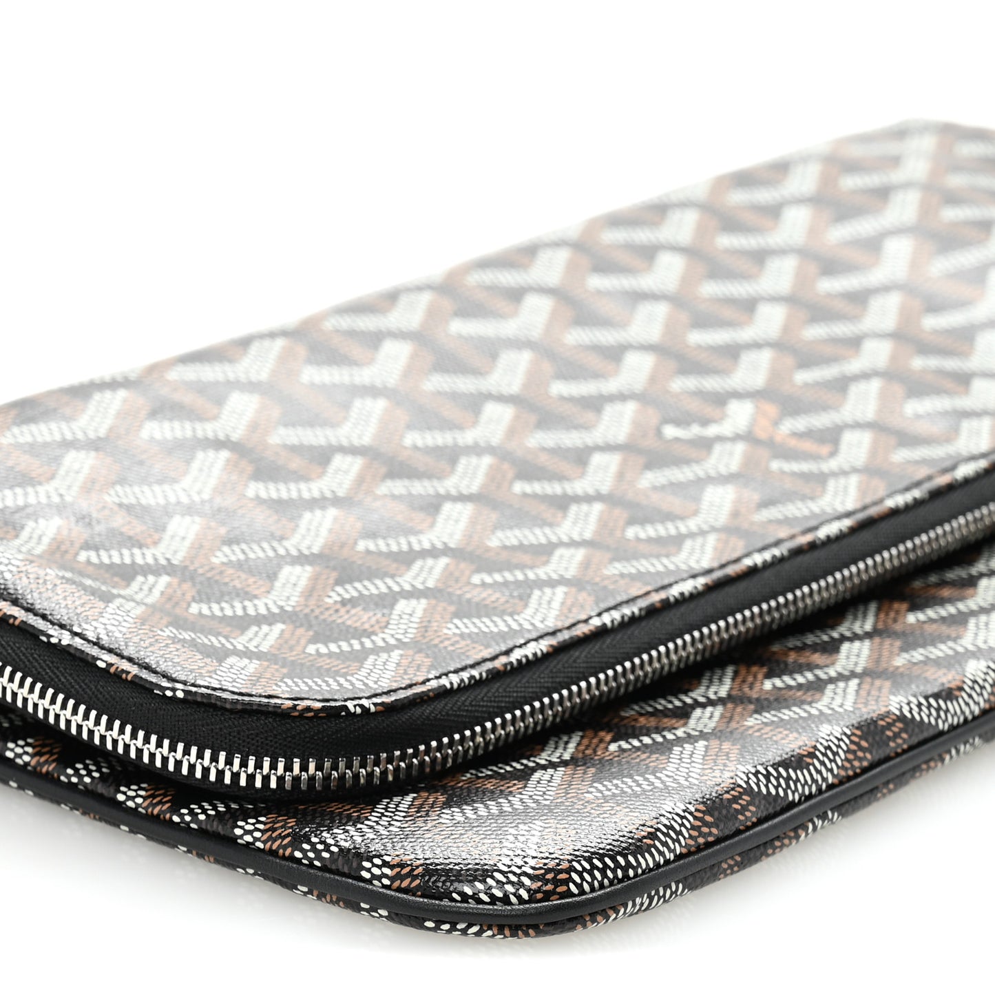 Goyardine Sainte Marie Soft Clutch Black