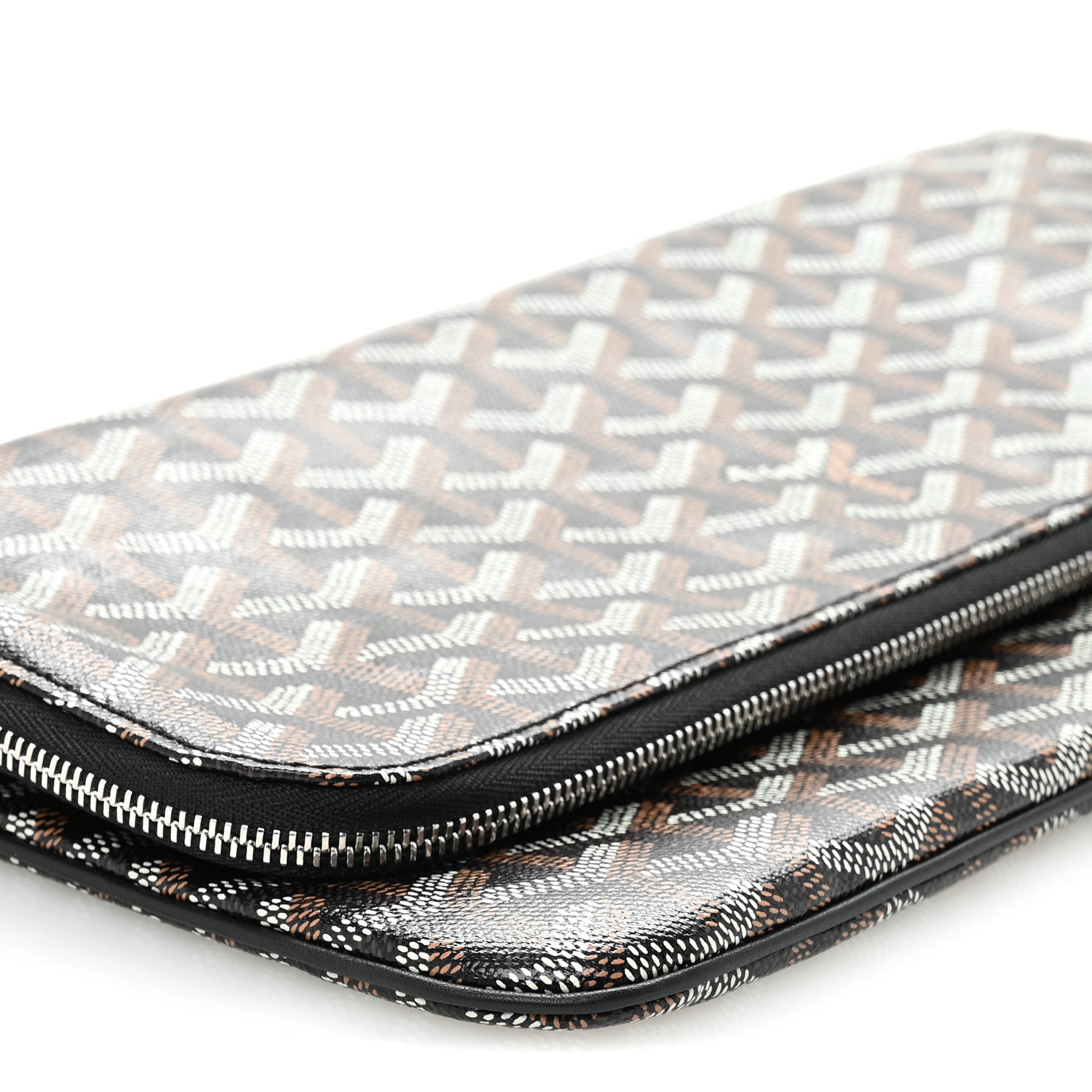 Goyard Goyardine Sainte Marie Soft Clutch Black 9 of 12