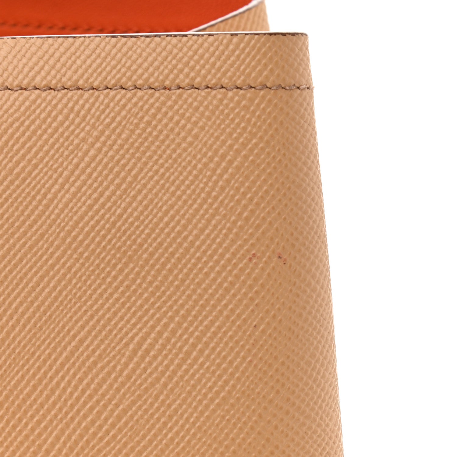 Prada Saffiano Cuir Medium Double Bag Noisette Papaya 11 of 12