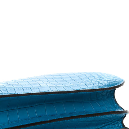 Hermes Matte Alligator Constance 18 Mykonos 5 of 5