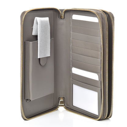 Gucci Soft Microguccissima Zip Around Top Handle Travel Wallet Loess 6 of 9