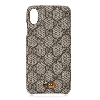 Gucci GG Supreme Monogram Ophidia iPhone XS Max Case 1 of 8