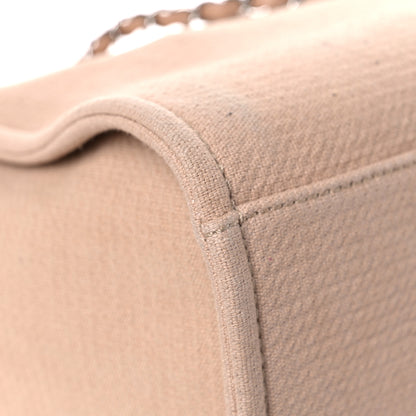 Chanel Mixed Fibers Small Deauville Tote Beige 10 of 14