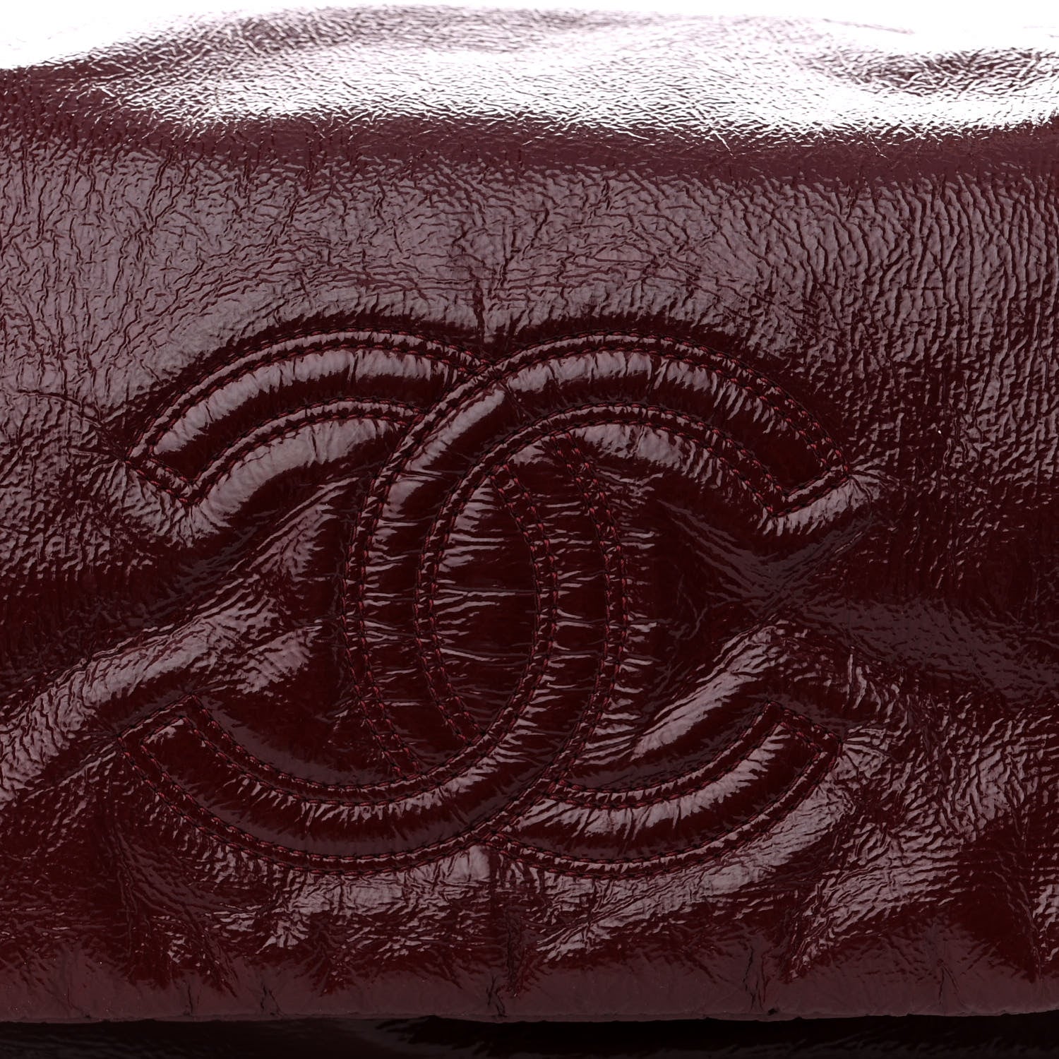 Chanel Vinyl Medium Rock and Chain Flap Bordeaux 8 of 13