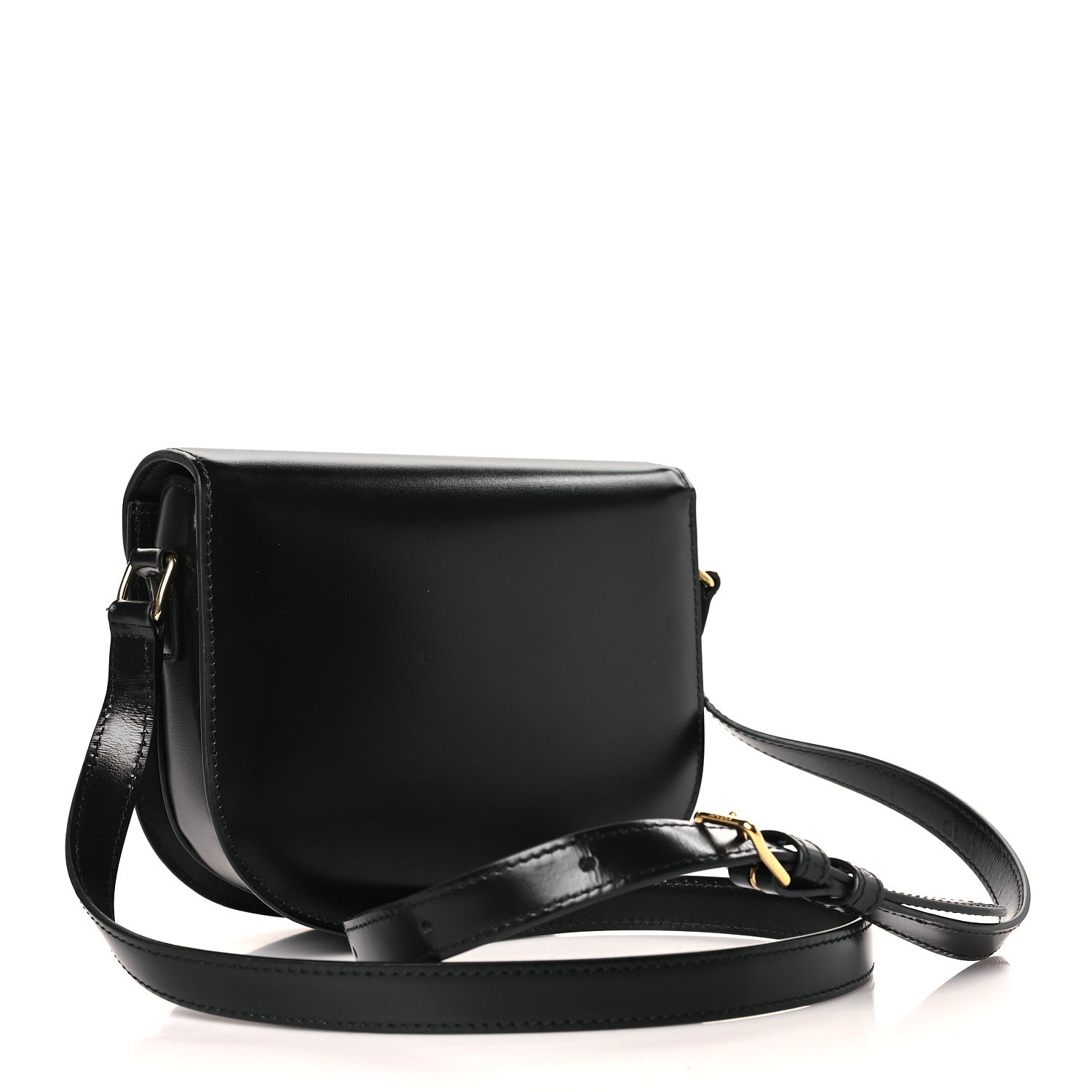 Celine Shiny Calfskin Teen Besace Black 3 of 9