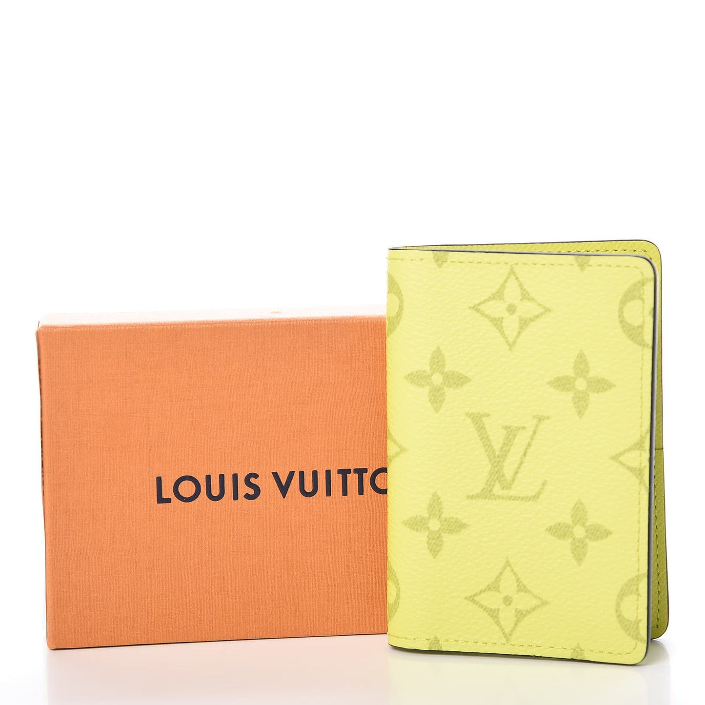 Monogram Taiga Pocket Organizer Yellow