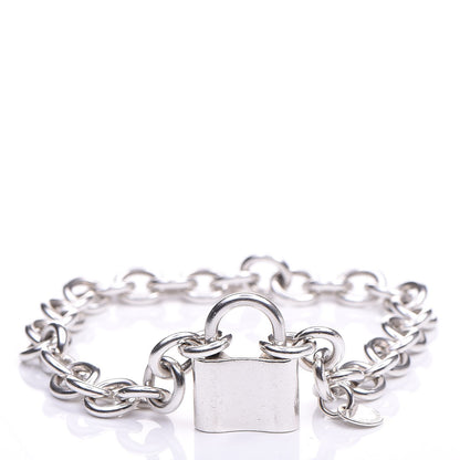 Tiffany Sterling Silver 1837 Lock Charm Bracelet 3 of 4