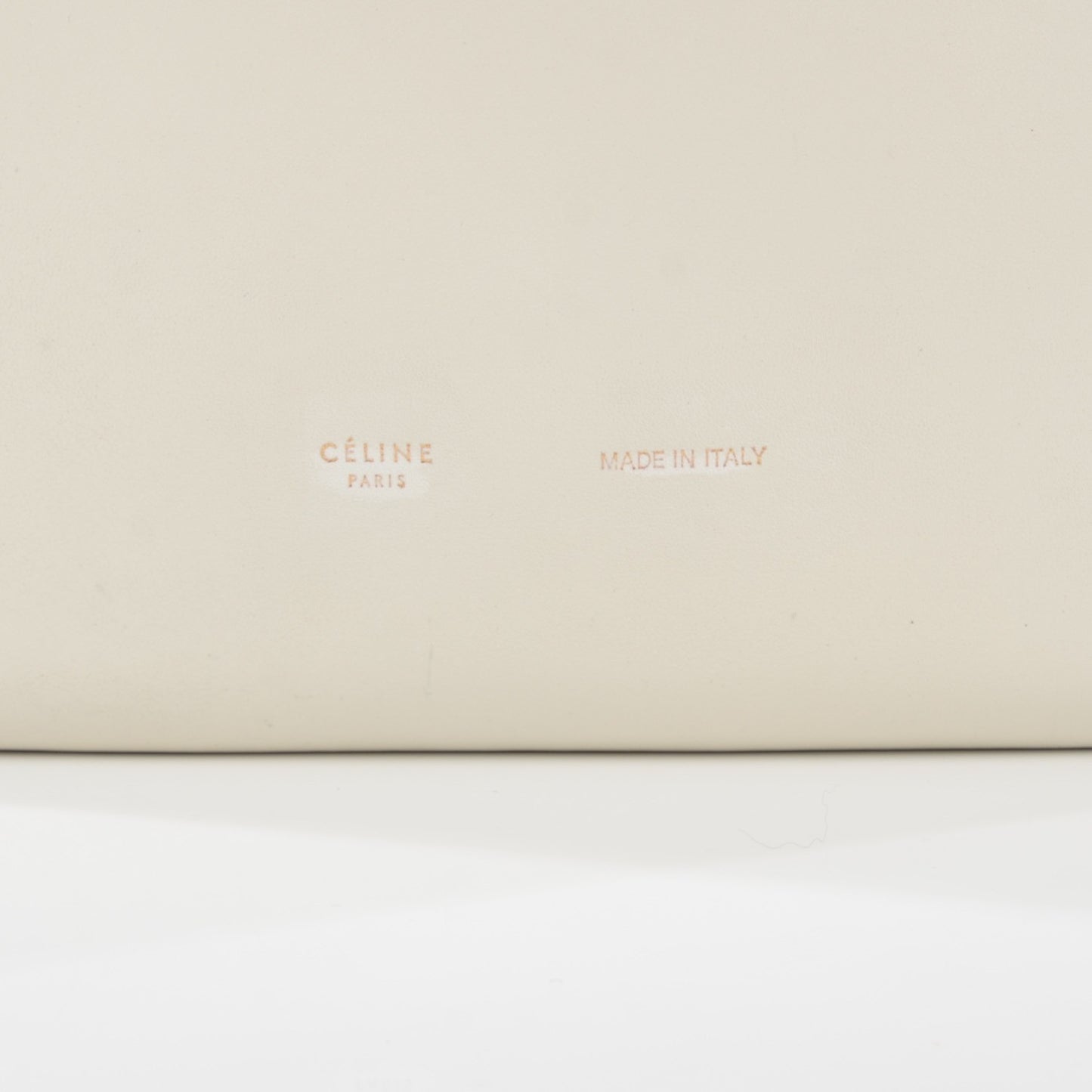 Smooth Calfskin Seau Drawstring Tote White