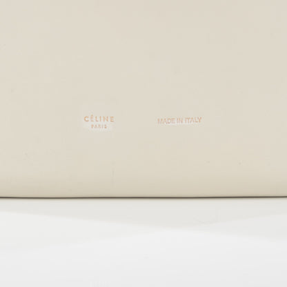 Celine Smooth Calfskin Seau Drawstring Tote White 11 of 13