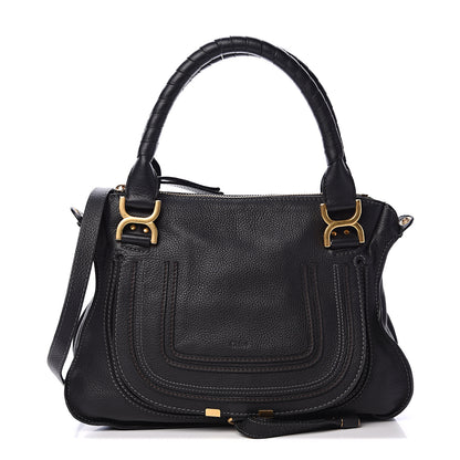 Chloe Calfskin Medium Marcie Satchel Black 1 of 9