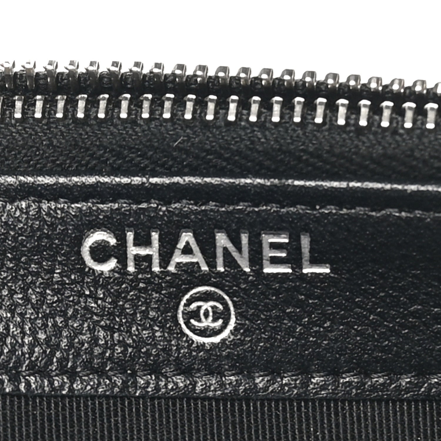 Chanel Grained Calfskin Quilted CC Box Clutch With Chain Black 7 of 12