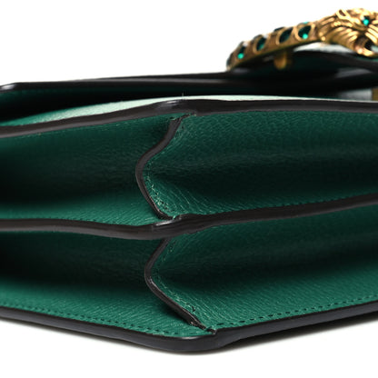 Gucci Pebbled Calfskin Small Dionysus Shoulder Bag Emerald 10 of 11