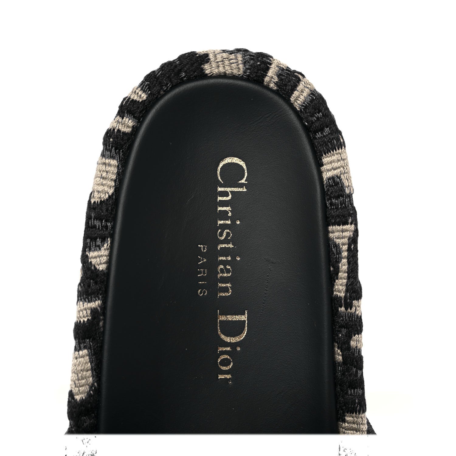 Christian Dior Oblique D-Way Platform Slide Sandals 36 Deep Blue 7 of 9