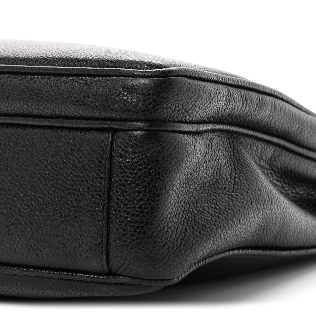 Chanel Caviar Flap Shoulder Bag Black 10 of 10