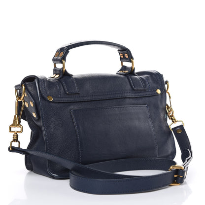 Proenza Schouler Lambskin Tiny PS1 Satchel Midnight 3 of 9