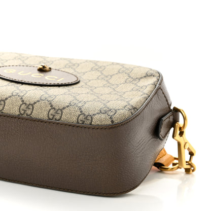 Gucci GG Supreme Monogram Web Neo Vintage Shoulder Bag Beige New Acero Crop 10 of 10