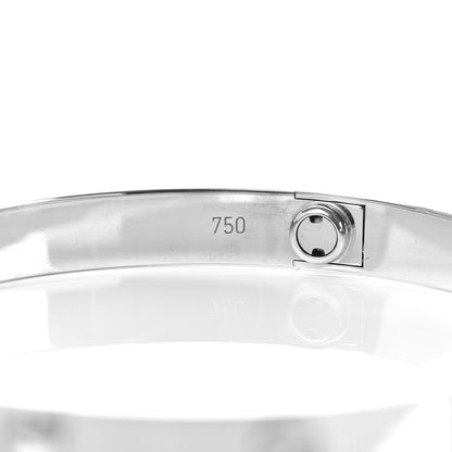 Cartier 18K White Gold LOVE Bracelet 18 5 of 6