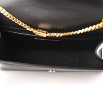 Saint Laurent Smooth Calfskin Medium Classic Monogram Kate Tassel Satchel Black 5 of 10