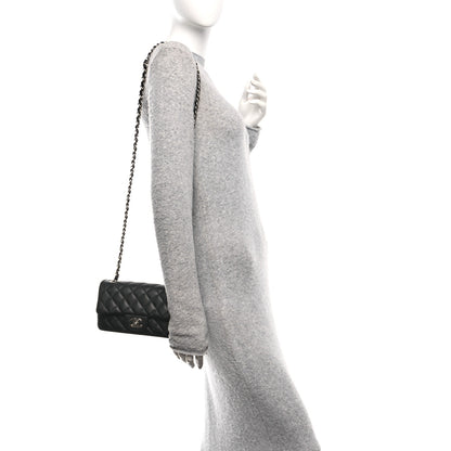 Chanel Caviar Quilted Mini Rectangular Flap Black 2 of 11