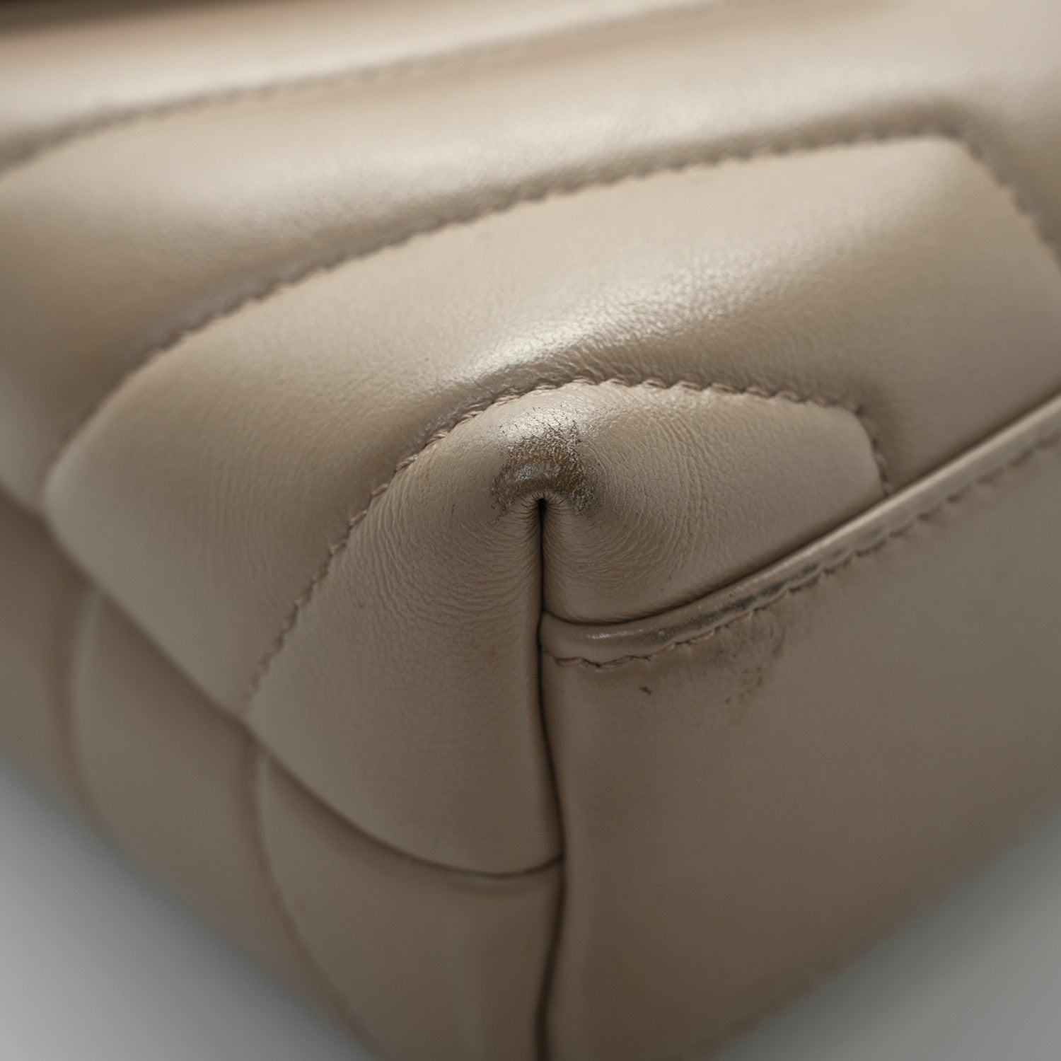 Saint Laurent Calfskin Y Quilted Monogram Toy Loulou Crossbody Bag Dark Beige 15 of 15