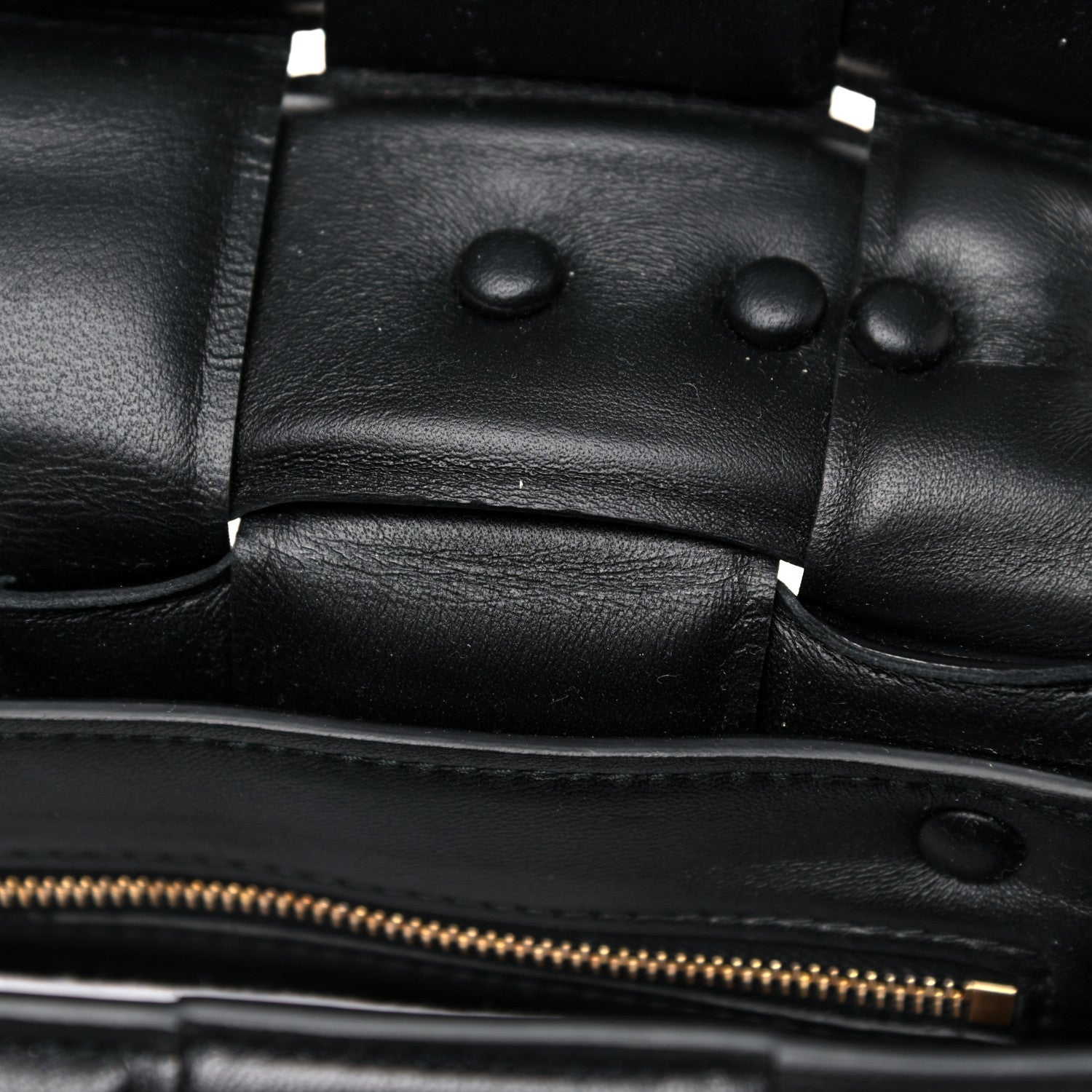 Bottega Veneta Lambskin Maxi Intreccio Padded Chain Cassette Crossbody Bag Black 6 of 10