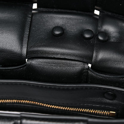 Bottega Veneta Lambskin Maxi Intreccio Padded Chain Cassette Crossbody Bag Black 6 of 10
