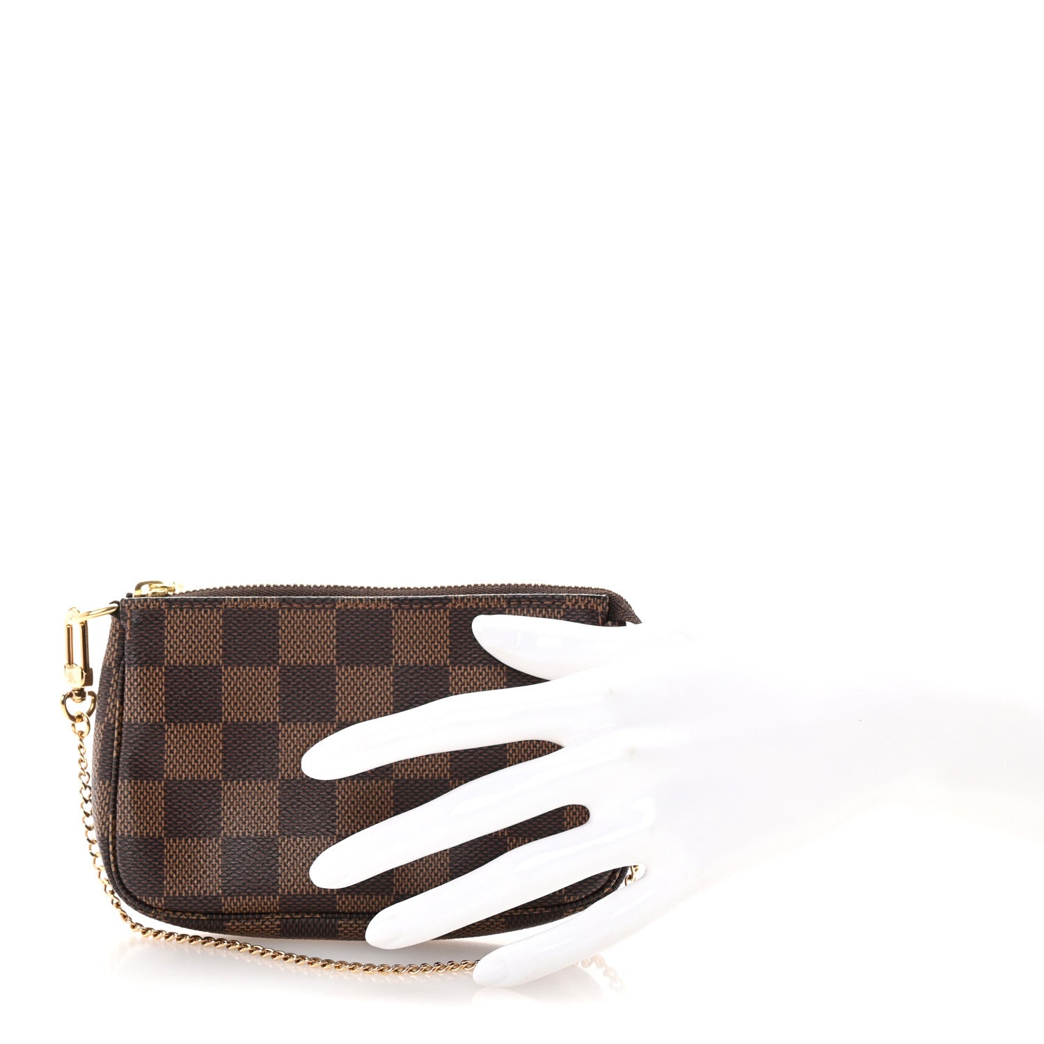 Louis Vuitton Damier Ebene Mini Pochette Accessories 2 of 8