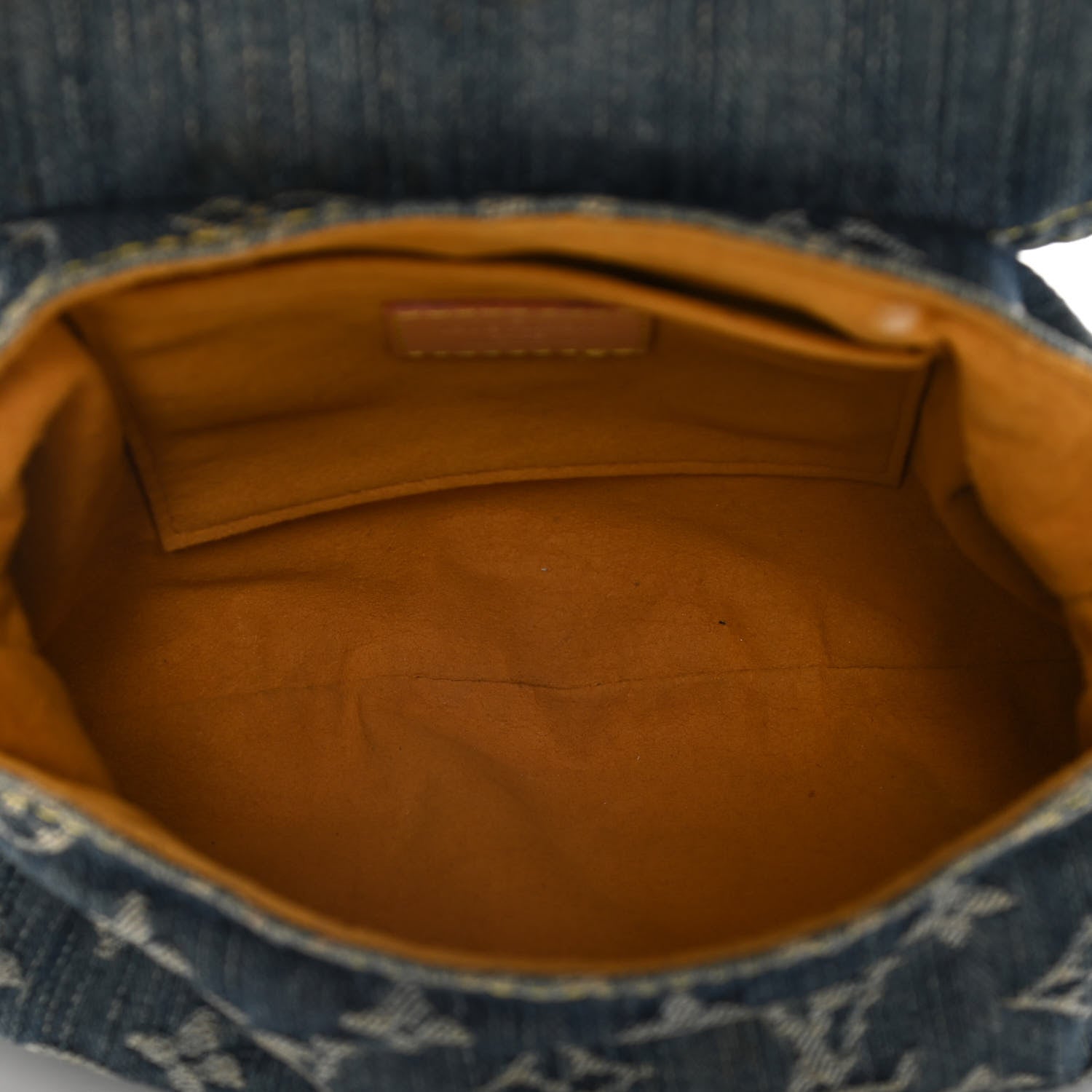 Louis Vuitton Monogram Denim Mini Pleaty Blue 5 of 14