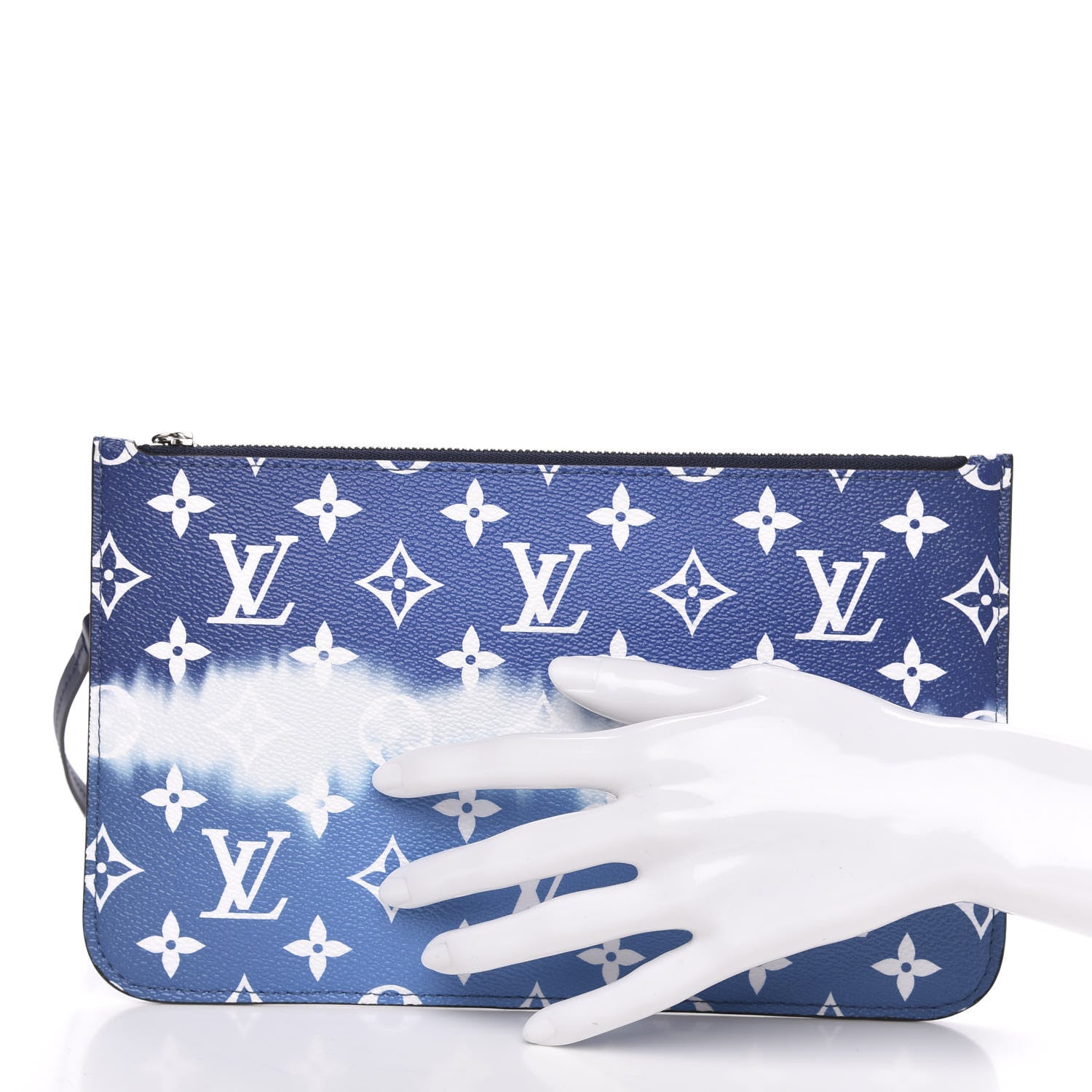 Louis Vuitton Monogram Escale Neverfull MM GM Pochette Blue 2 of 7