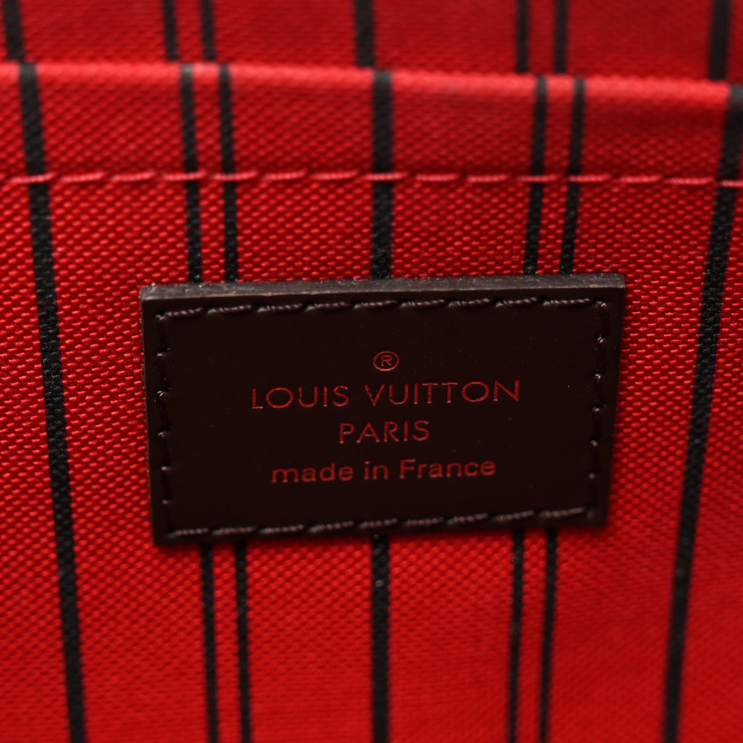 Damier Ebene Neverfull MM GM Pochette