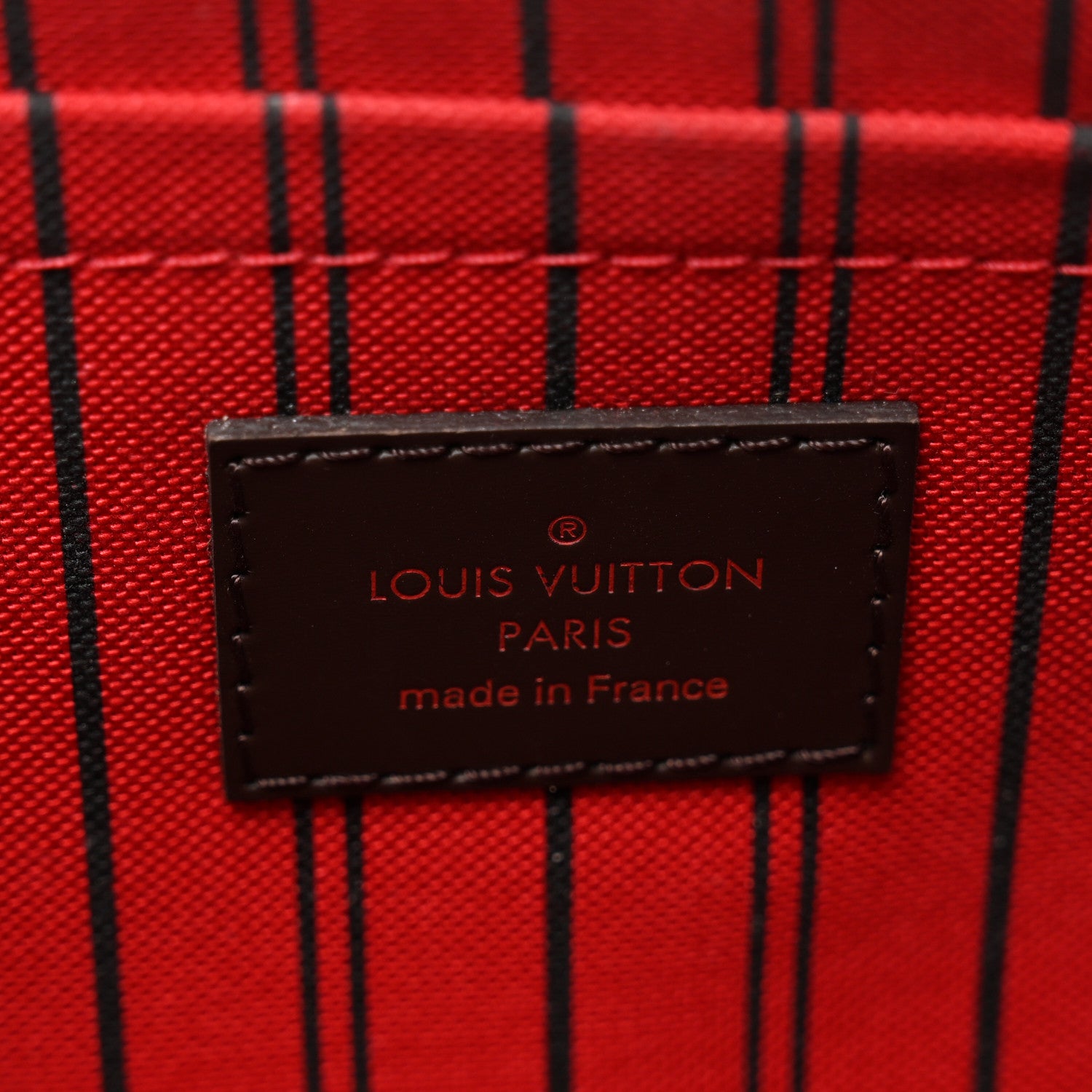 Louis Vuitton Damier Ebene Neverfull MM GM Pochette 7 of 8