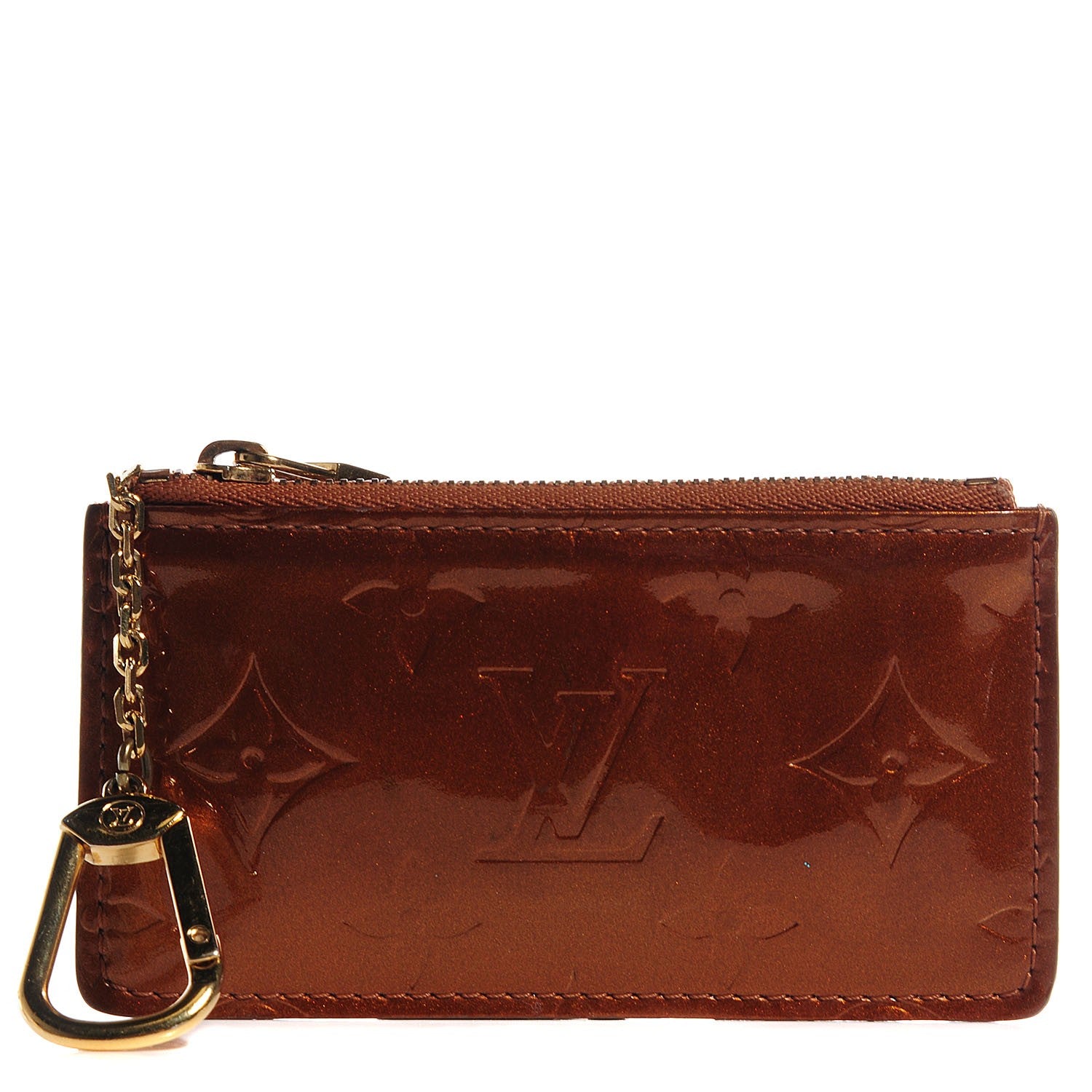 Louis Vuitton Vernis Key Pochette Bronze 1 of 8