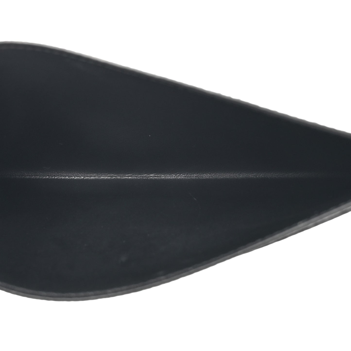 Calfskin Felicie Chain Wallet Card Holder Insert Black