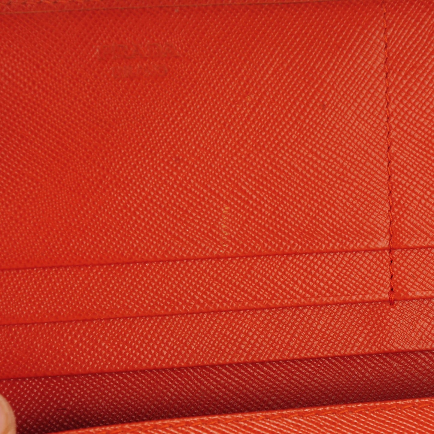 Saffiano Metal Continental Flap Wallet Papaya