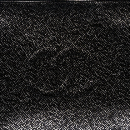 Chanel Caviar CC Tote Black 10 of 14