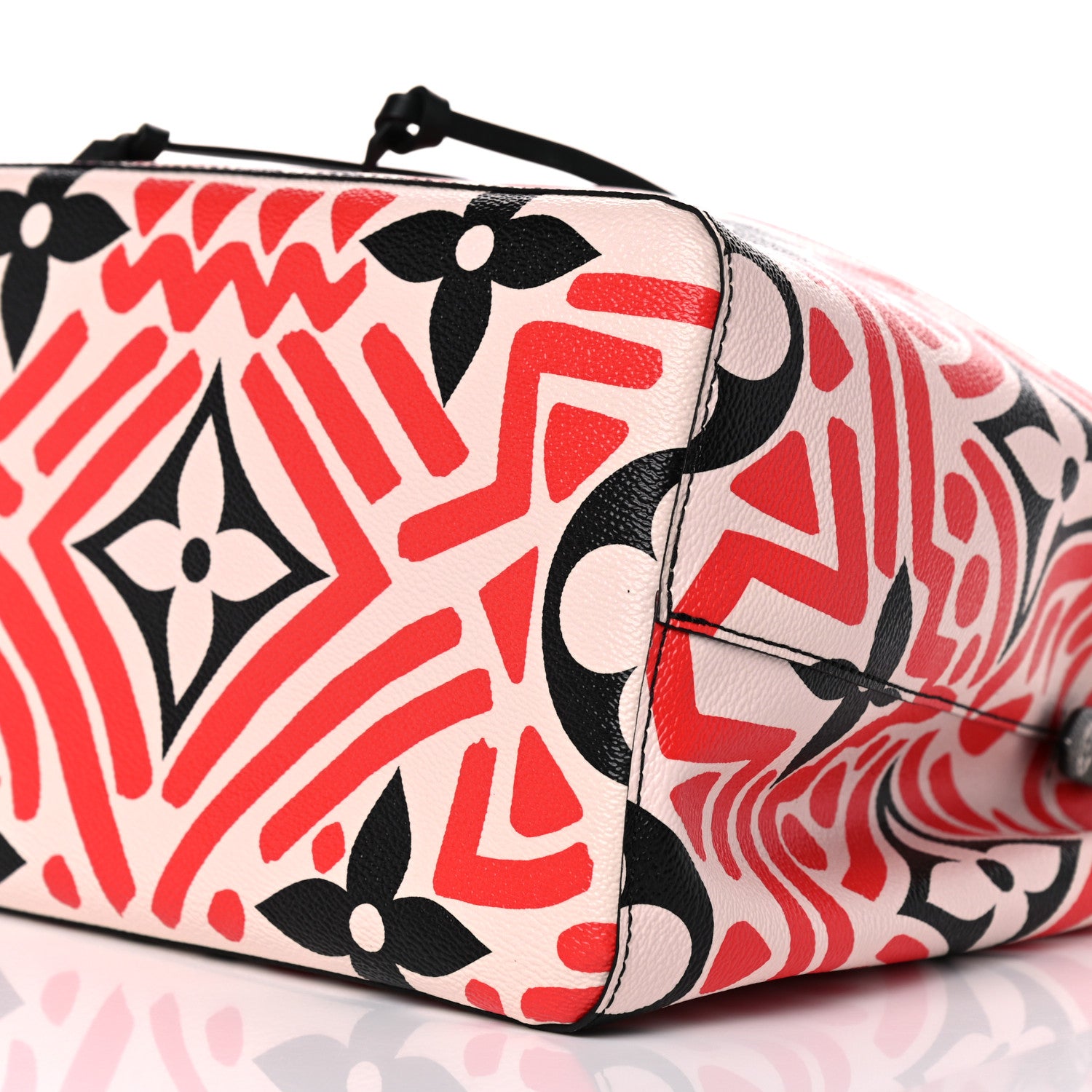 Louis Vuitton Monogram Giant Crafty NeoNoe MM Creme Rouge Black 8 of 9