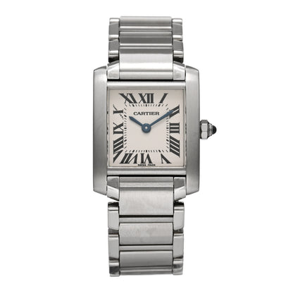 Cartier Stainless Steel 20mm Tank Francaise Quartz Watch 1 of 4